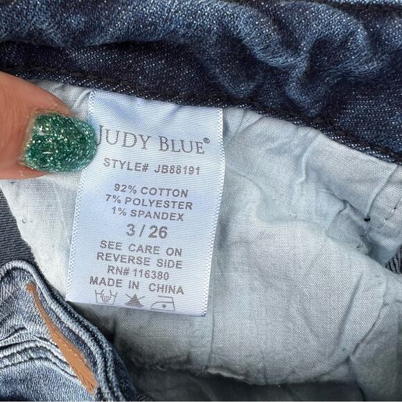 Judy Blue Shelley High Rise Relaxed Slim Straight jeans Size 3/26 - Picture 5 of 5